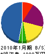 田辺造園 貸借対照表 2010年1月期