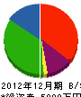 ヤマグチ 貸借対照表 2012年12月期