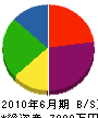 坪井工務店 貸借対照表 2010年6月期