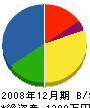 田上電業 貸借対照表 2008年12月期