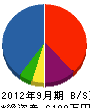 小川工房 貸借対照表 2012年9月期