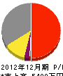 ナカシマ設備工業 損益計算書 2012年12月期