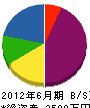 松昇建設 貸借対照表 2012年6月期