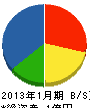 野澤工業 貸借対照表 2013年1月期