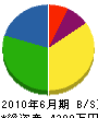 函館ガラスサービス 貸借対照表 2010年6月期