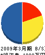 上野組 貸借対照表 2009年3月期