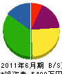 竹上産業 貸借対照表 2011年6月期