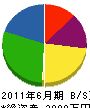 松坂建設 貸借対照表 2011年6月期