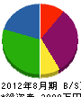 塩田電工 貸借対照表 2012年8月期