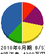 藤川産業 貸借対照表 2010年6月期