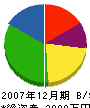 坂内工務店 貸借対照表 2007年12月期