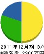 北島工務店 貸借対照表 2011年12月期