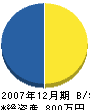 田村建設 貸借対照表 2007年12月期