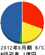 瀧川建設 貸借対照表 2012年6月期