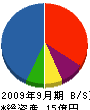 中島建工 貸借対照表 2009年9月期