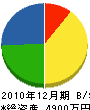 堀江ガス・デンキ 貸借対照表 2010年12月期