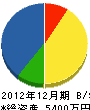 橋本工務店 貸借対照表 2012年12月期