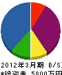 橋本電気工業 貸借対照表 2012年3月期