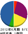 斉藤建工 貸借対照表 2012年6月期