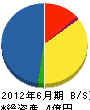 日本電話サービス 貸借対照表 2012年6月期