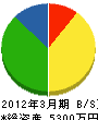青垣（同） 貸借対照表 2012年3月期