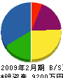 大島塗装店 貸借対照表 2009年2月期