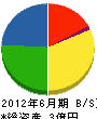 浅川通信 貸借対照表 2012年6月期