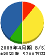 田村建設 貸借対照表 2009年4月期