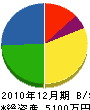川田電機商会 貸借対照表 2010年12月期