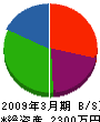 中鶴工業 貸借対照表 2009年3月期