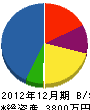 沢尾建設 貸借対照表 2012年12月期