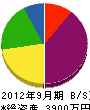 栄大設備 貸借対照表 2012年9月期