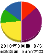 渋田建設 貸借対照表 2010年3月期