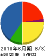 壱松組 貸借対照表 2010年6月期