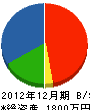 三栄電設 貸借対照表 2012年12月期