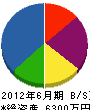 黒田グリーン開発 貸借対照表 2012年6月期