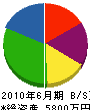 田中鋼業 貸借対照表 2010年6月期