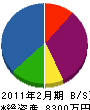 石坂工務店 貸借対照表 2011年2月期
