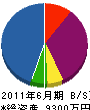 木村電気 貸借対照表 2011年6月期