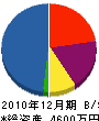 川井林業 貸借対照表 2010年12月期