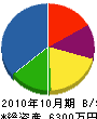 菊島設備 貸借対照表 2010年10月期