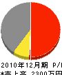 亀澤建設 損益計算書 2010年12月期