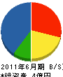 手塚管工 貸借対照表 2011年6月期