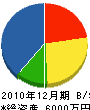 松葉建設 貸借対照表 2010年12月期