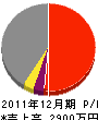小島建設 損益計算書 2011年12月期