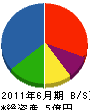 沖縄エジソン 貸借対照表 2011年6月期