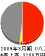 ミツワテック宝塚 損益計算書 2009年3月期