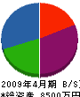 喜中工務店 貸借対照表 2009年4月期