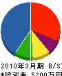 斎藤電気工業 貸借対照表 2010年3月期
