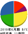 琉球通信工事 貸借対照表 2010年6月期